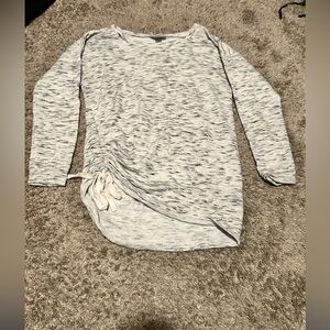 Motherhood Black and White Knit Top